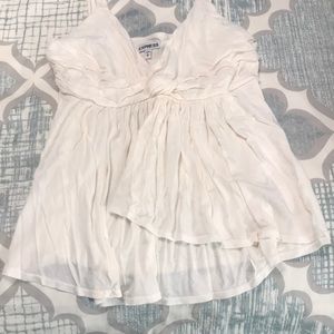 Off white/cream tank flowy tank top